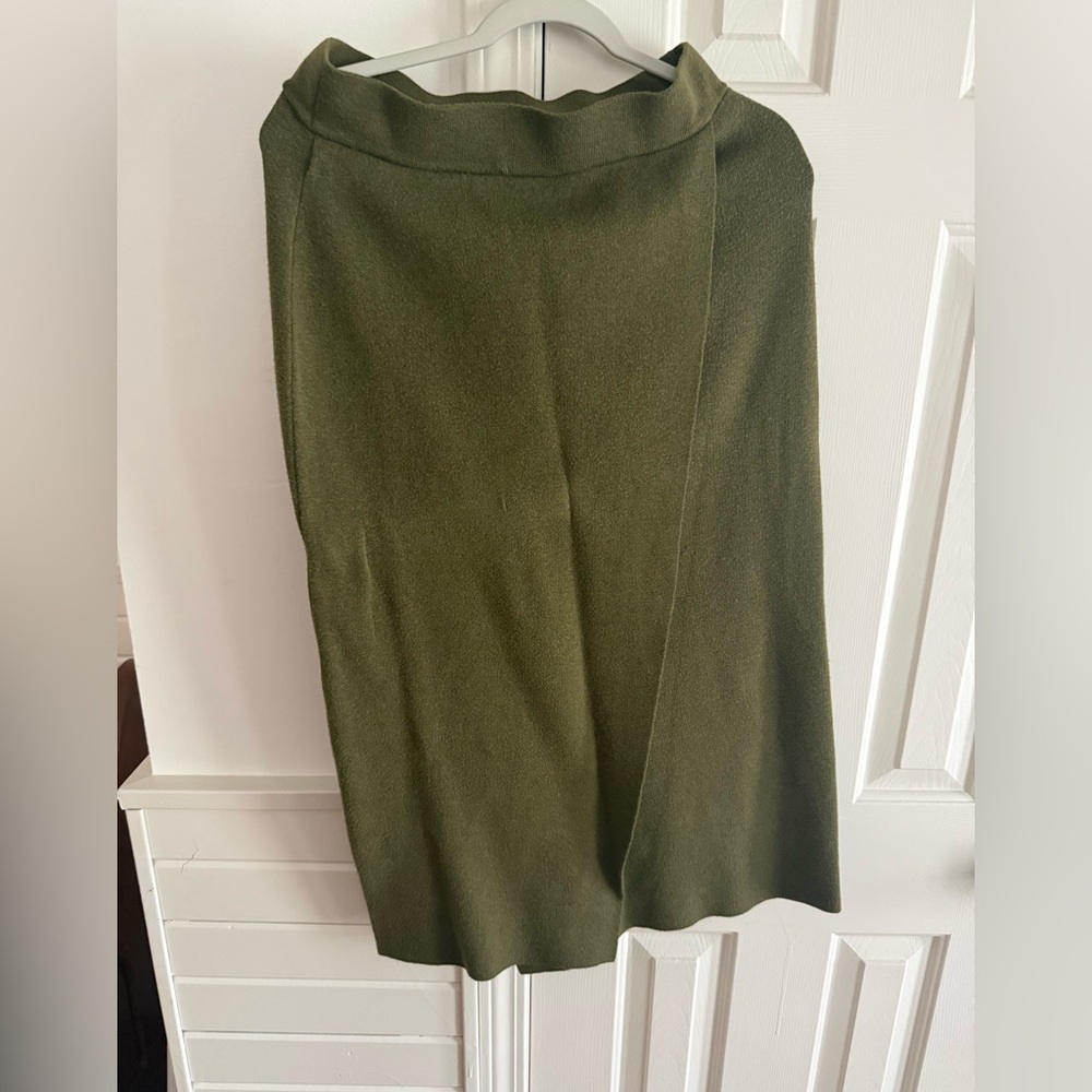 A New Day Olive Pencil Skirt